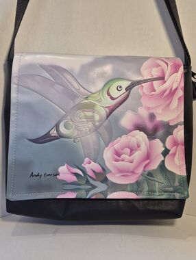 Andy Everson "Summers Dance" Indigenous Artist Designed Crossbody Bag Purse